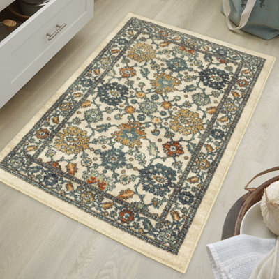 Tapis beige lavable Benton