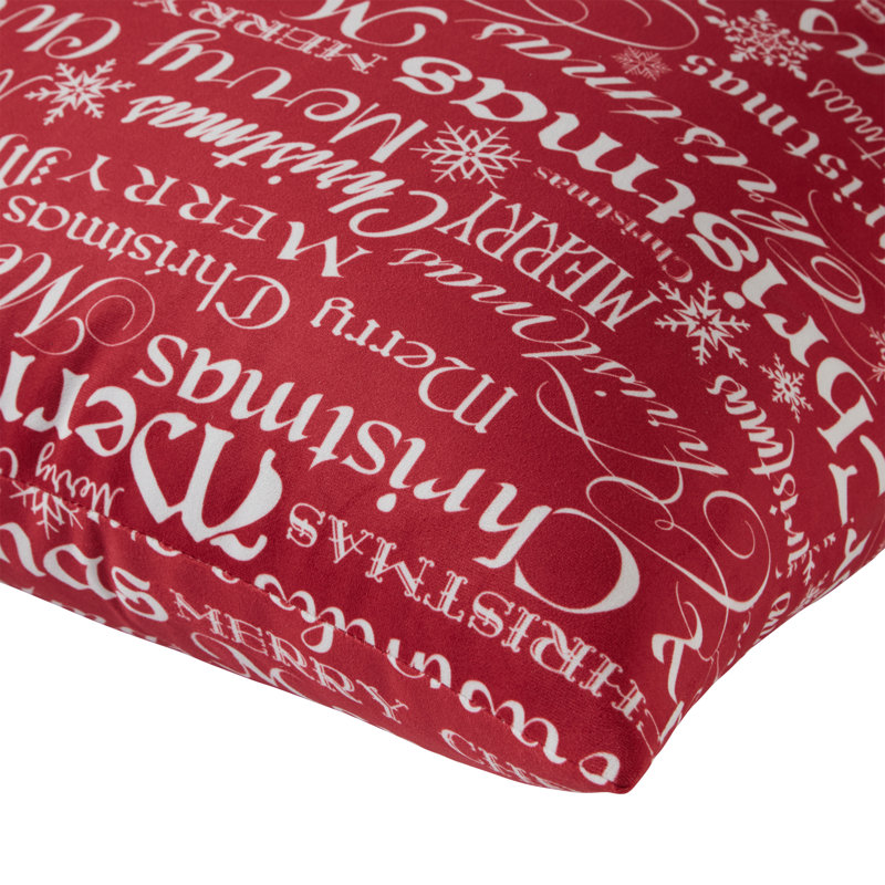  Coussin en polyester Merry Christmas