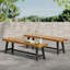 Ensemble de 2 bancs d'extérieur Modern-283139527