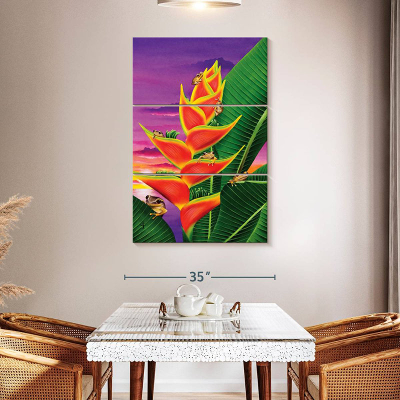 Harnek Split Level Sunset, 50" H x 32" W