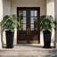 Ensemble de 2 grandes jardinières d'extérieur, pot de fleurs carré-1729395365-1729395368