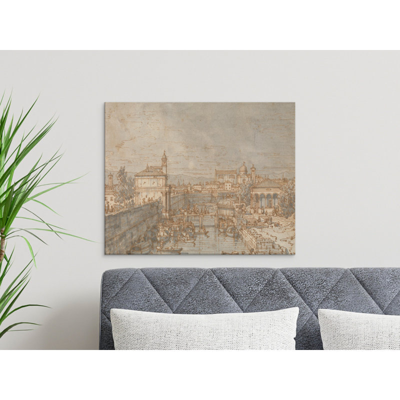Houle Wrapped Canvas Print Set, 36x12