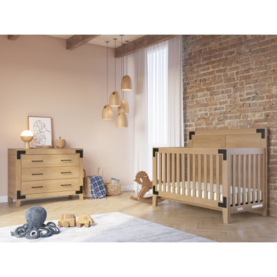 Lucas Convertible 2 -Piece Nursery Furniture Set