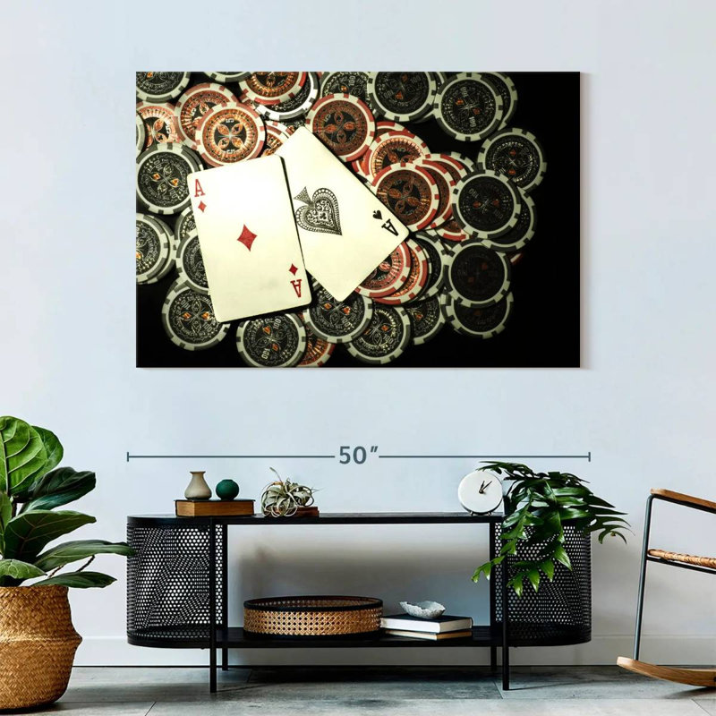Senne Poker Ace High, 32" H x 48" W
