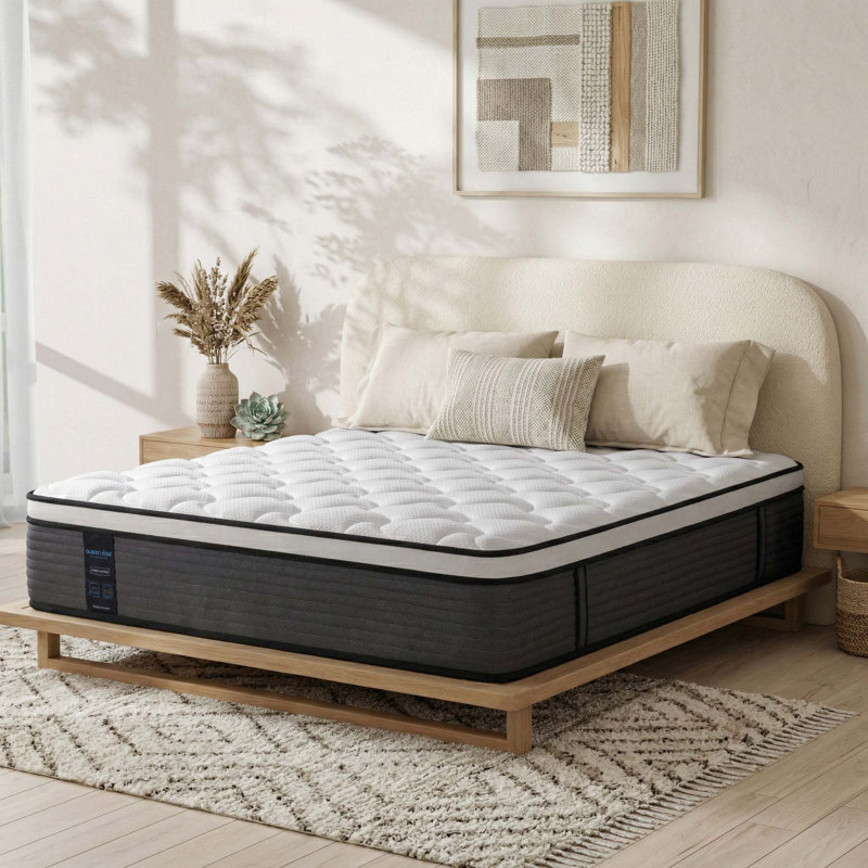 Protaras pour matelas en mousse moyenne hybride, Lit simple, 14"