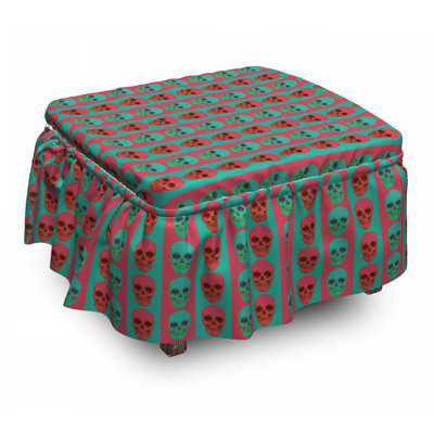 Box Cushion Ottoman Slipcover