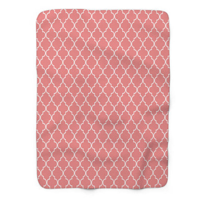 Coral Pearl - 1 Piece Premium Sherpa Blanket