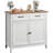 32" H Kitchen Sideboard Buffet Cabinet