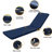 Navy Blue Chaise Lounge Back Cushion And Seat Cushion, 2Pcs , , High Resilience Sponge, Removable Zipper Covers, Easy To Clean Replacement, Blue, Cloth, Fade , Resilient Sponge Padding-556613162