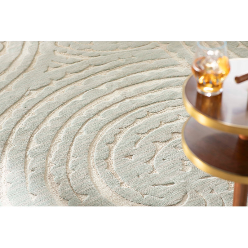 Galaxy Abstract Area Rug in Gold/Neutral/Taupe, Rectangle 3' x 5'