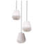 3 - Light White Cluster Pendant