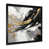 Impression noire sur toile encadrée sélectionné