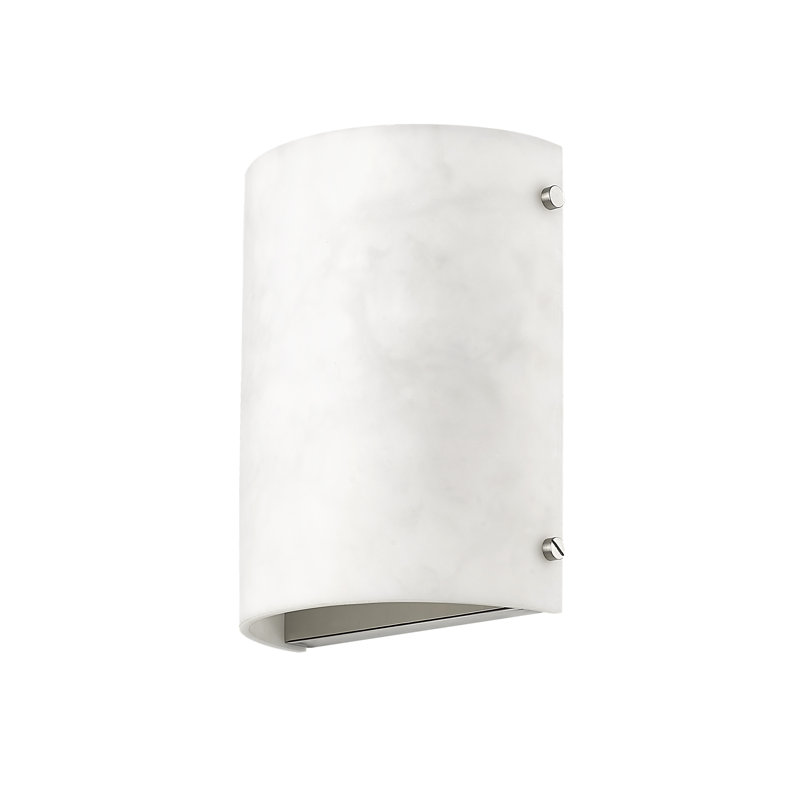 Kherrington 10" Tall Steel Flush Mounted Sconce