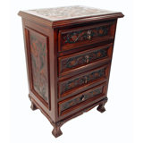 Spanish 4 - Drawer Solid Wood Nightstand