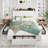 Modern Upholstered Bed With Charging Station & Storage Drawers, Velvet Wingback Headboard,Queen/Full/King Size-2091463779-2091463778