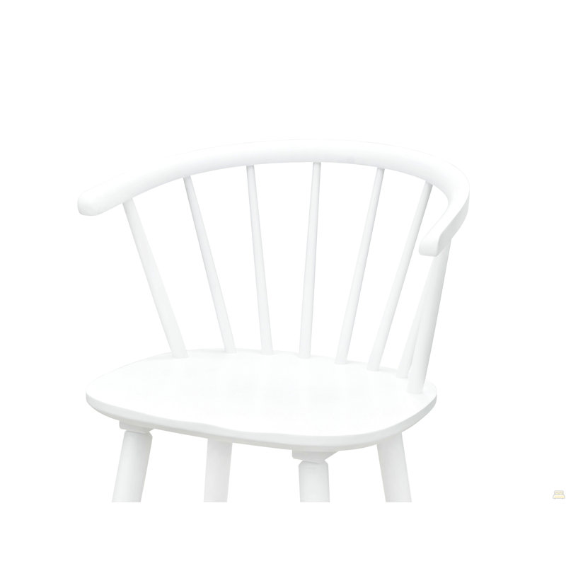 Tabouret à hauteur de comptoir 2 pièces, Blanc
