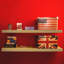 Plastic / Acrylic Floating Shelf-68895631