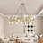 41" Golden Modern Chandelier Light Fixture-729085967