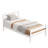 Bed With Headboard And Footboard,Rubber Wood Bed-2146521070