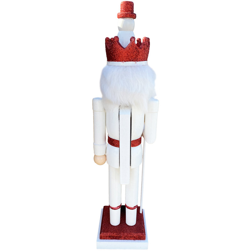 15" Red Peppermint Nutcracker