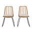 DEJA CHAIR, 2PCS avec 2 coussins