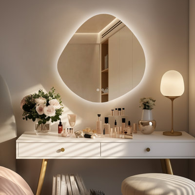 LED Mirror for Bathroom Asymmetrical 24"x32"