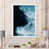 Toile avec cadre blanc