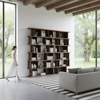 Jelizaveta Geometric Bookcase