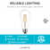 Equivalent E26/Medium (Standard) Dimmable 2700K LED Bulb