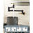 ARCORA Wall Mounted Pot Filler Brass Folding Kitchen Faucet with 2 Handles-101986412