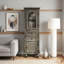 Farmhouse Tall Narrow Storage Cabinet – Rustic Wood Linen Cabinet with 2 Drawers & 2 Doors-818485725