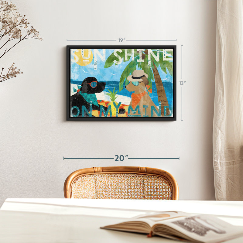 Khendal Good Vibes I Canvas Print, 13" H x 19" W
