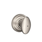 Siena Knob with Andover Trim Bed and Bath Lock