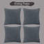 Striped Square Euro Cushion Cover-476001965