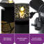 36.02"H Modern Geometric Cutout Outdoor Water Fountain with Lights