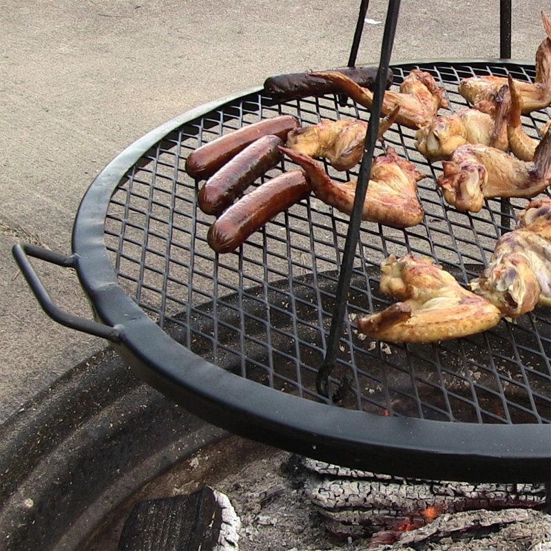 Matthew Round Steel Camping Cookware, 1" H x 40" W x 40" D