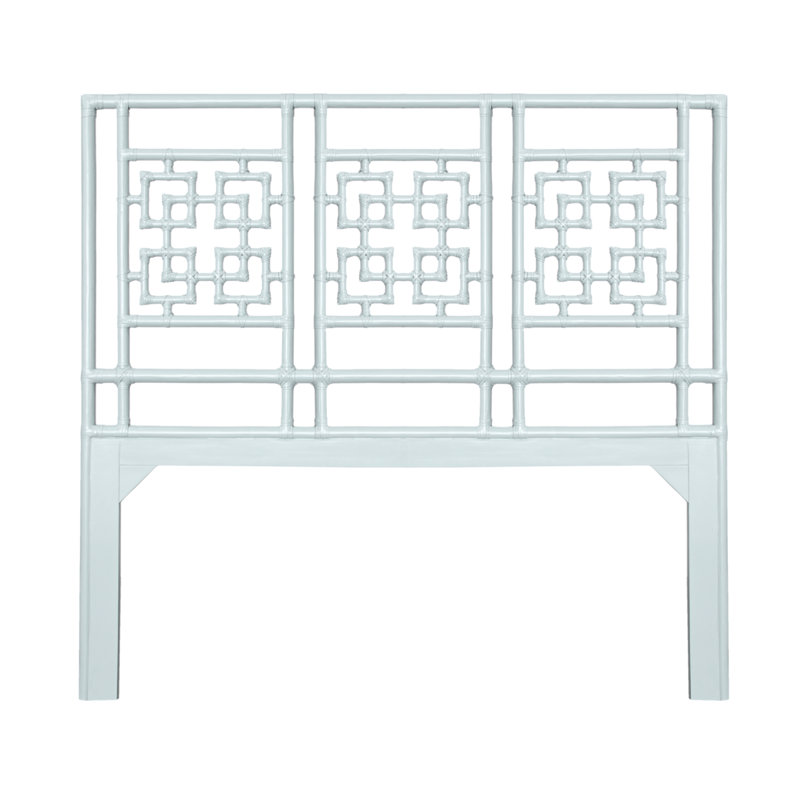 Palm Springs Open-Frame Headboard, Queen, Light Blue