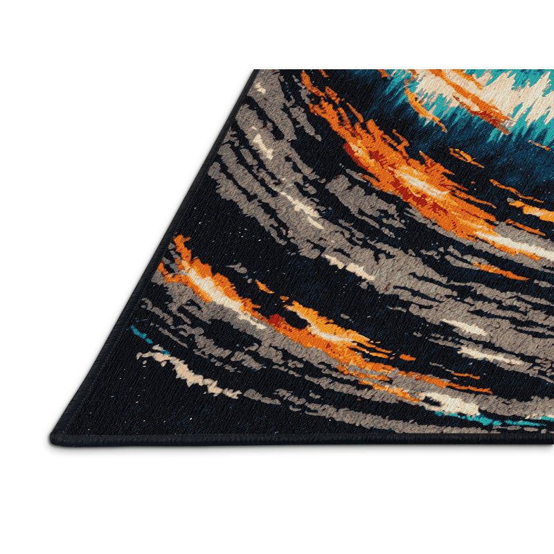 Tapis gris lavable à la machine