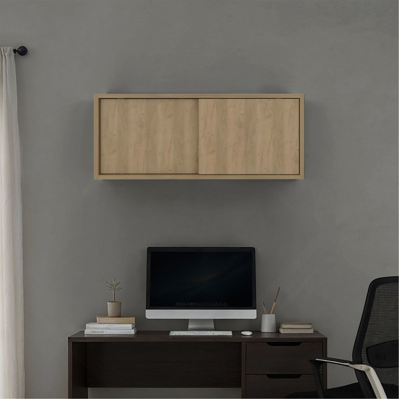 Wall Storage Cabinet, Oak