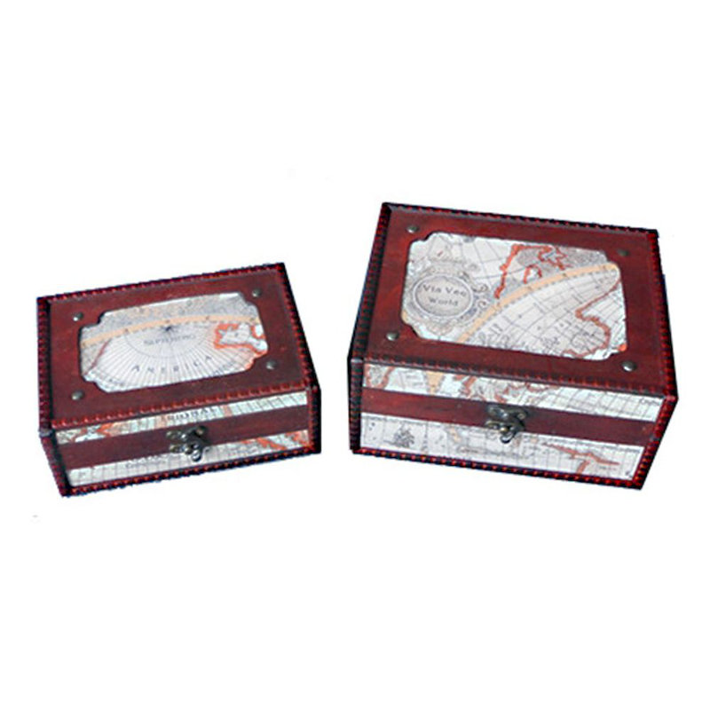 Riter Wooden Decorative Trunk