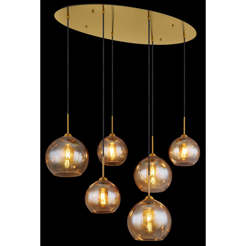 Aylesworth 6 - Light Brass Pendant