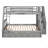 Twin-Over-Full Bunk Bed With Drawers，Ladder And Storage Staircase
