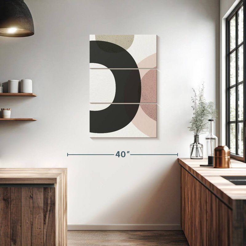 Avery Minimalist Circles I, 38" H x 24" W