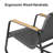 3-Piece Outdoor Rocking Patio Set with Solid Wood Armrests & Coffee Table-694425108