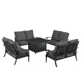 Paisha Outdoor 5 - Piece Conversation Set