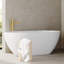 Baignoire de trempage autoportante de 59 po x 29,5 po Deco