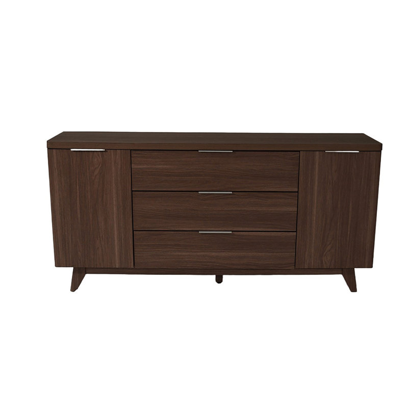Libre 63" Sideboard 2 Doors 3 Drawers , Walnut