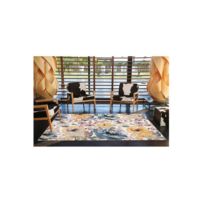 Tapis lavable pistolet tissé pastel