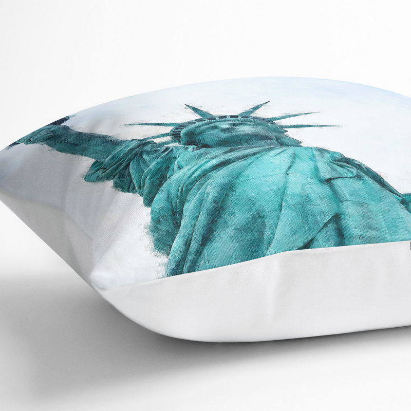 Square Throw Cushion, White, 55cm H x 55cm W x 20cm D