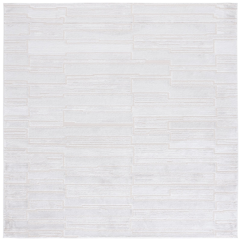 Mahiras Performance Abstract Rug, Square 6'7"